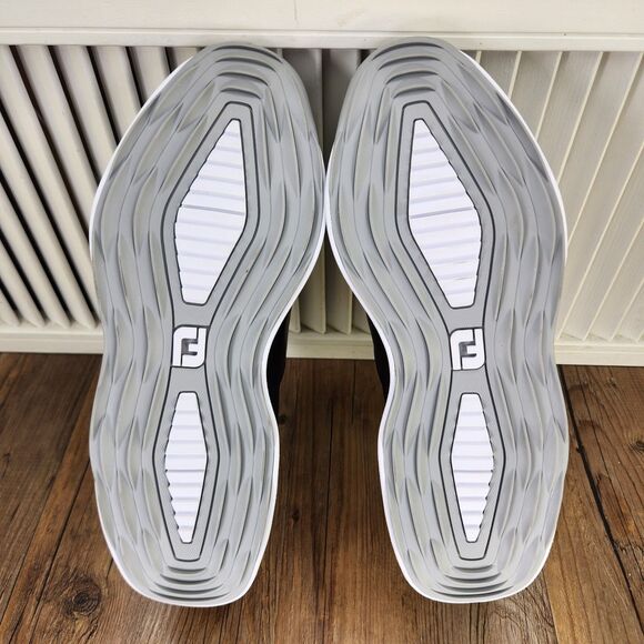 FootJoy FJ ProLite Golf Shoes Mens 9.5M Black Leather Waterproof Spikeless 56922 - Picture 7 of 9